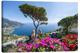 Leinwandbild Garten der Villa Rufolo, Ravello, Italien - Jan Christopher Becke