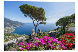 Hartschaumbild Garten der Villa Rufolo, Ravello, Italien