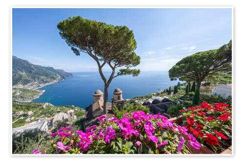 Plakat Garden of Villa Rufolo, Ravello, Italy