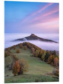 Acrylglasbild Burg Hohenzollern bei Sonnenaufgang - Jan Christopher Becke