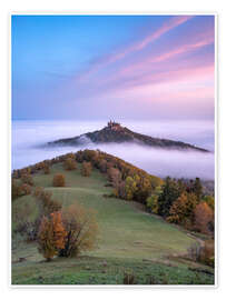 Wall print Hohenzollern Castle at sunrise - Jan Christopher Becke