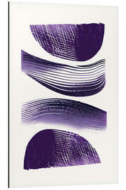 Alubild Natürliches Lila