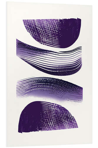 PVC-tavla Natural purple