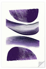 Wandsticker Natürliches Lila