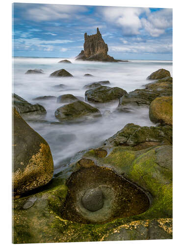 Quadro em acrílico Playa de Almaciga, Tenerife