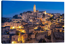 Lerretsbilde Matera by night
