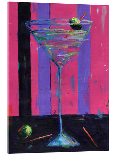 Acrylic print Martini