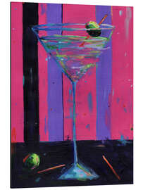 Tableau en aluminium Martini
