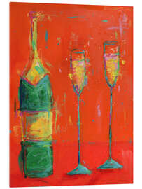 Acrylglasbild Sekt