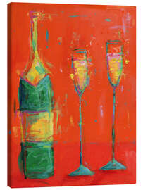 Tableau sur toile Champagne