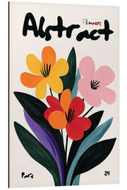 Alubild Abstract Flowers II