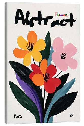 Canvas print Abstract Flowers II