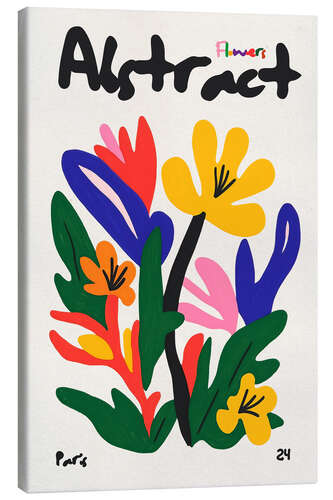 Lienzo Abstract Flowers I