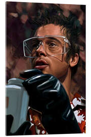 Acrylglasbild Tyler Durden, Brad Pitt