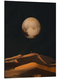 Alumiinitaulu A golden space glimpse - Frank Moth
