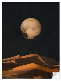 Wandsticker A golden space glimpse