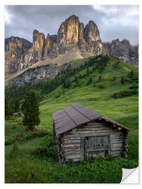 Wandsticker Hütte in den Dolomiten