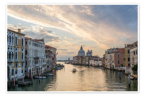 Póster Venice at sunrise