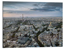 Alubild Paris Panorama mit EIffelturm und Sacre Coeur - Andreas Wonisch