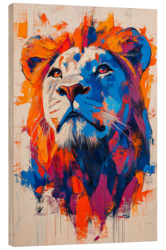 Trebilde Lion portrait abstract II