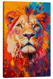 Lienzo Lion Portrait abstract I - Thomas Klee