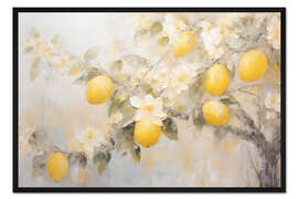 Gerahmter Kunstdruck Zitronenbaum - Arlington Prints
