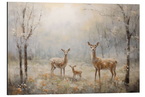 Aluminium print Little Fawn
