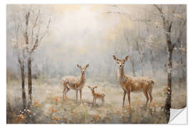 Vinilo para la pared Little Fawn - Arlington Prints