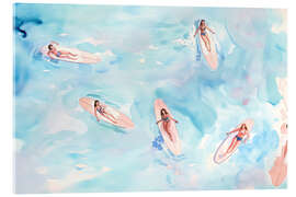 Acrylic print Surfer Girls - Arlington Prints