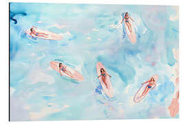 Magnettafel Surfer Girls