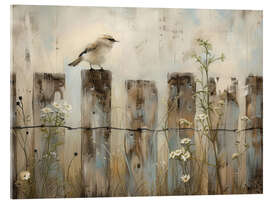 Acrylic print Country Bird