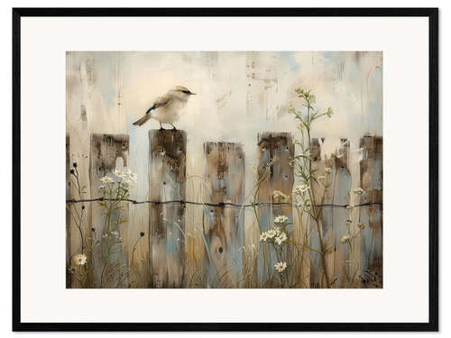 Gerahmter Kunstdruck Landvogel