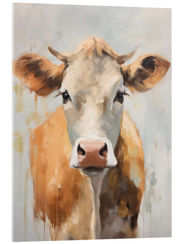 Akrylglastavla Portrait of Jersey Cow