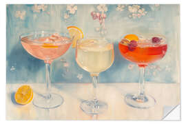 Wandsticker Girly Cocktails - Arlington Prints
