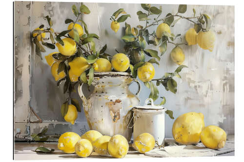 Cuadro de plexi-alu Still Life Lemons