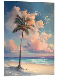Acrylic print Colourful Beach Palms - Arlington Prints