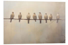Cuadro de PVC Neutral Doves