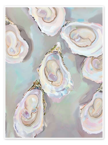 Poster Pastel Oysters