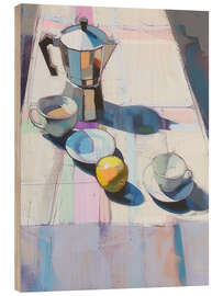 Cuadro de madera Morning Espresso - Arlington Prints