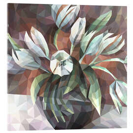 Acrylglasbild Tulpen in einer Vase - Maria Tuzhilkina
