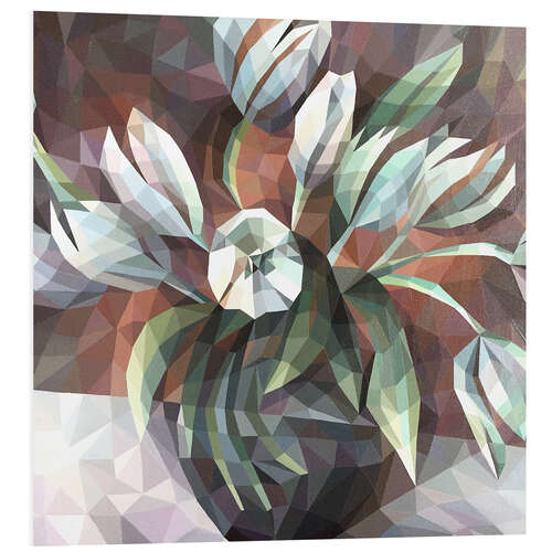 Stampa su PVC Tulips in a vase