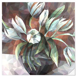Adesivo murale Tulips in a vase