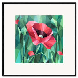 Impression artistique encadrée Poppy in the Field