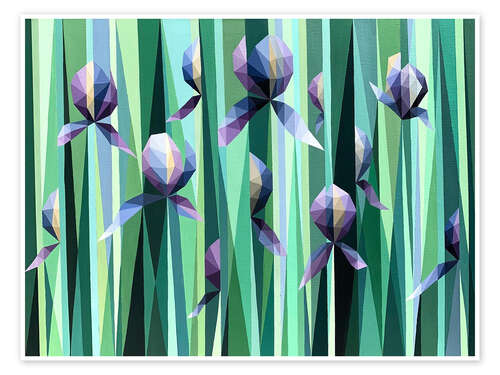 Poster Dance of Irises