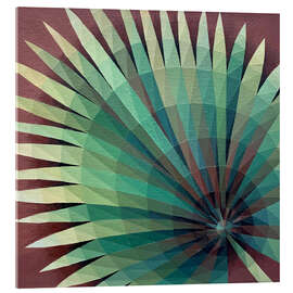 Acrylglasbild Palmenfächer - Maria Tuzhilkina