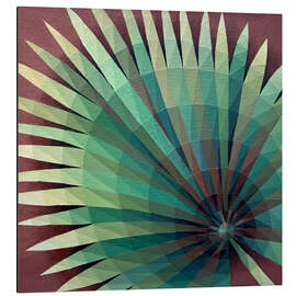 Alubild Palmenfächer - Maria Tuzhilkina