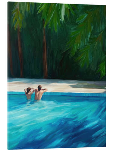 Obraz na szkle akrylowym Pool Hangout
