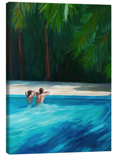 Canvas print Pool Hangout