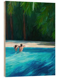 Holzbild Pool Hangout - Felipe Hora