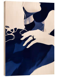 Holzbild Diamonds Are a Girl's Best Friend - Frank Daske